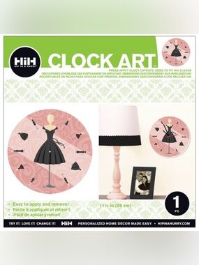 3D Decor Clock Art  - Fashion Statement- Hip In A Hurry